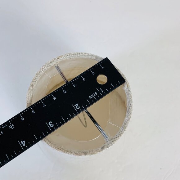 Linen Lampshade Beige Fabric Barrel Empire Shade 5.5" Chandelier Welcome Light - Picture 8 of 10